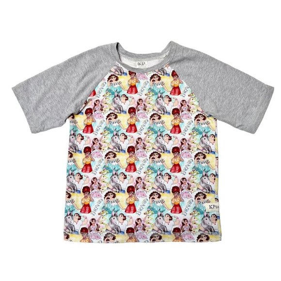 KPea Custom Encanto Raglan Tee Size 6 - Picture 1 of 7